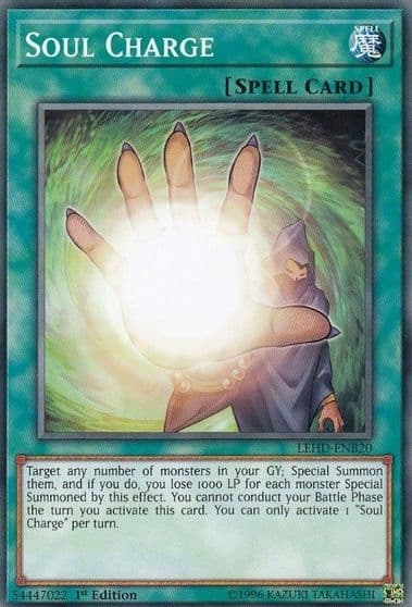 Soul Charge Legendary Hero Decks Yu-Gi-Oh! card
