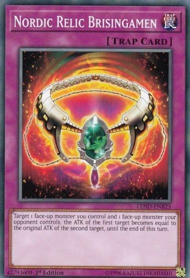 Nordic Relic Brisingamen Legendary Hero Decks Yu-Gi-Oh! card
