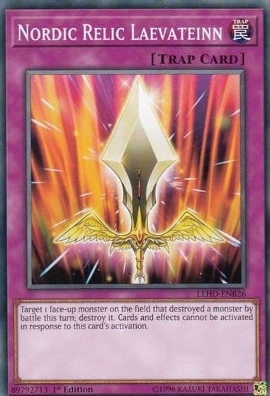 Nordic Relic Laevateinn Legendary Hero Decks Yu-Gi-Oh! card