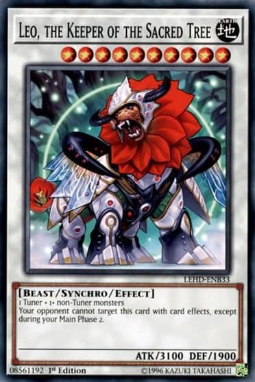 Leo the Keeper of the Sacred Tree Legendary Hero Decks Yu-Gi-Oh! card