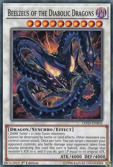 Beelzeus of the Diabolic Dragons Legendary Hero Decks Yu-Gi-Oh! card