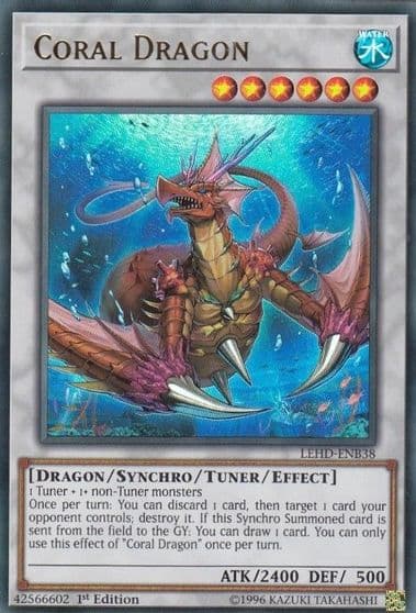 Coral Dragon Legendary Hero Decks Yu-Gi-Oh! card