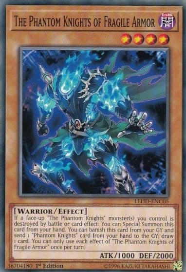 The Phantom Knights of Fragile Armor Legendary Hero Decks Yu-Gi-Oh! card