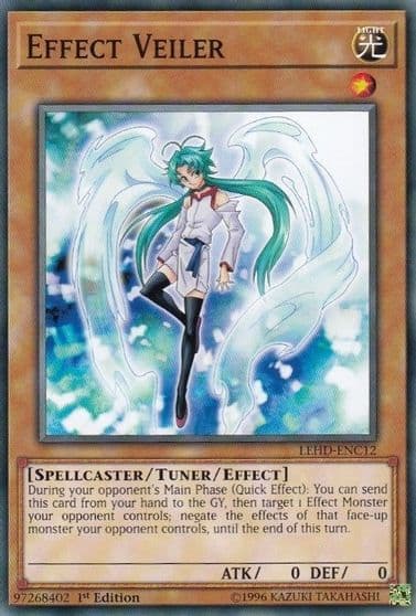 Effect Veiler Legendary Hero Decks Yu-Gi-Oh! card
