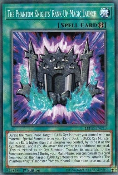 The Phantom Knights Rank Up Magic Launch Legendary Hero Decks Yu-Gi-Oh! card