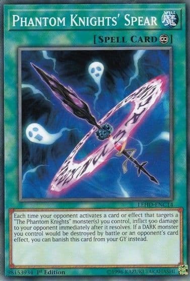 Phantom Knights Spear Legendary Hero Decks Yu-Gi-Oh! card
