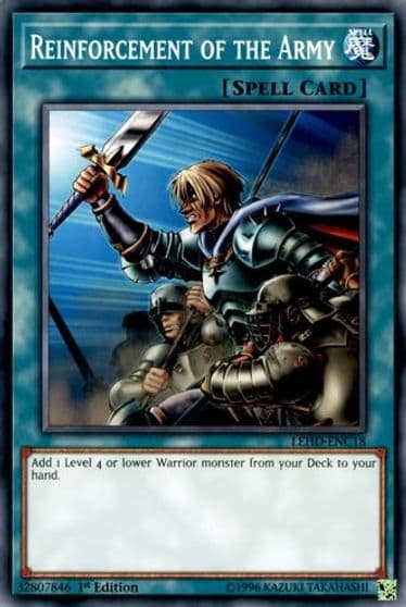 Reinforcement of the Army Legendary Hero Decks Yu-Gi-Oh! card