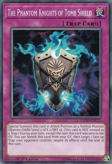 The Phantom Knights of Tomb Shield Legendary Hero Decks Yu-Gi-Oh! card