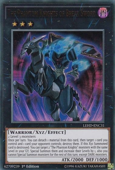 The Phantom Knights of Break Sword Legendary Hero Decks Yu-Gi-Oh! card