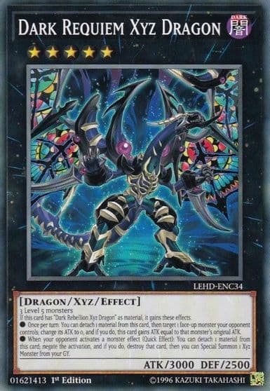 Dark Requiem Xyz Dragon Legendary Hero Decks Yu-Gi-Oh! card