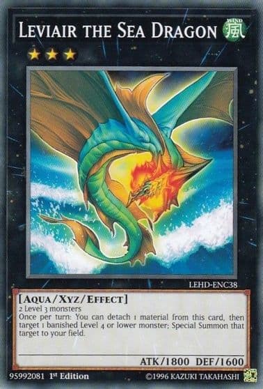 Leviair the Sea Dragon Legendary Hero Decks Yu-Gi-Oh! card