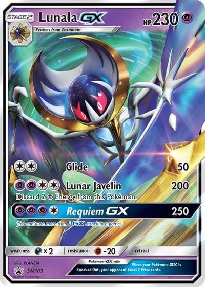 Lunala GX - SM103 SM Promos Pokemon card