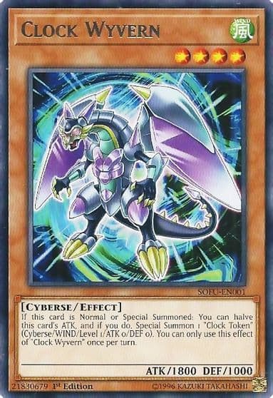 Clock Wyvern Soul Fusion Yu-Gi-Oh! card