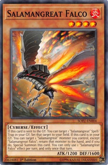 Salamangreat Falco Soul Fusion Yu-Gi-Oh! card