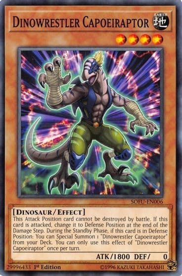 Dinowrestler Capoeiraptor Soul Fusion Yu-Gi-Oh! card