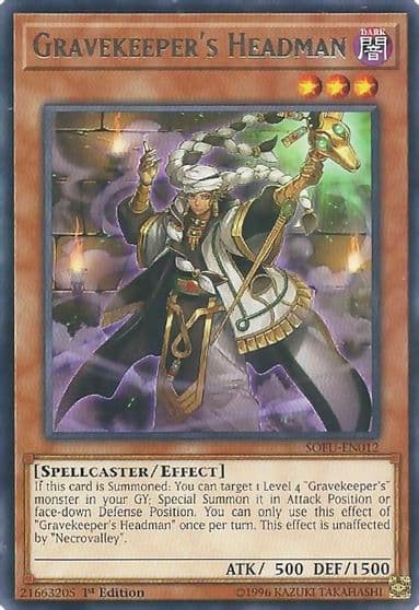 Gravekeepers Headman Soul Fusion Yu-Gi-Oh! card