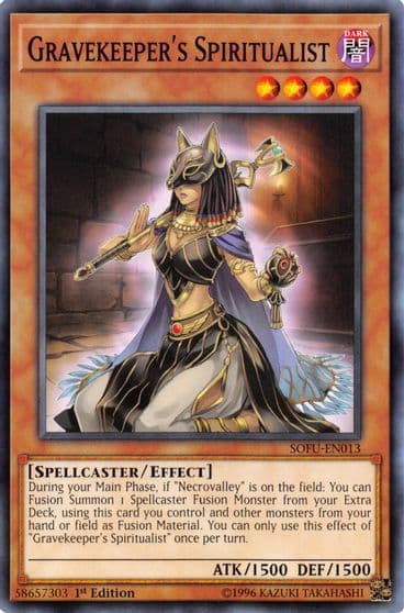 Gravekeepers Spiritualist Soul Fusion Yu-Gi-Oh! card