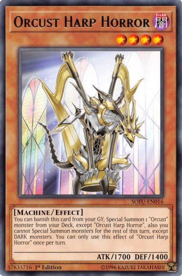 Orcust Harp Horror Soul Fusion Yu-Gi-Oh! card
