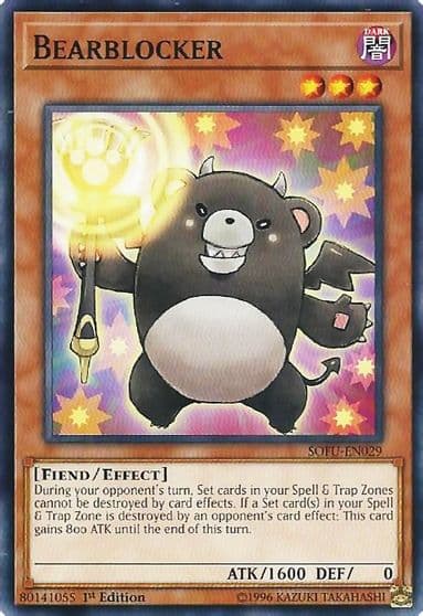 Bearblocker Soul Fusion Yu-Gi-Oh! card