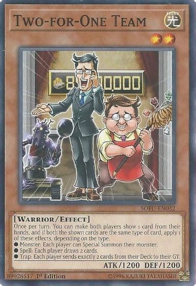 Two for One Team Soul Fusion Yu-Gi-Oh! card
