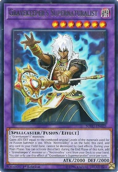 Gravekeepers Supernaturalist Soul Fusion Yu-Gi-Oh! card