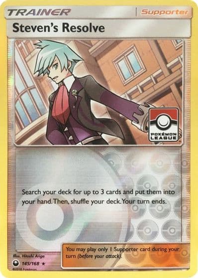 Steven's Resolve (Pokemon League) League & Championship Cards Pokemon card