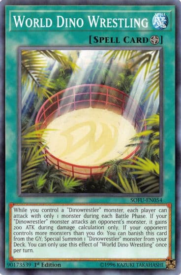 World Dino Wrestling Soul Fusion Yu-Gi-Oh! card