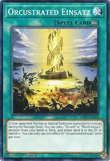 Orcustrated Einsatz Soul Fusion Yu-Gi-Oh! card