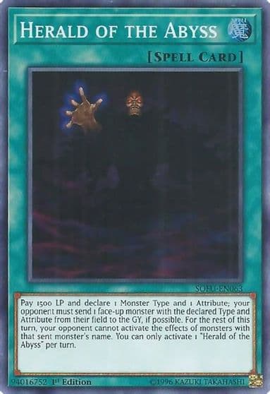 Herald of the Abyss Soul Fusion Yu-Gi-Oh! card