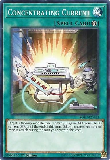 Concentrating Current Soul Fusion Yu-Gi-Oh! card