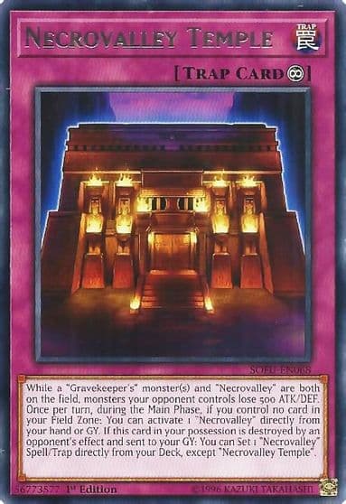 Necrovalley Temple Soul Fusion Yu-Gi-Oh! card