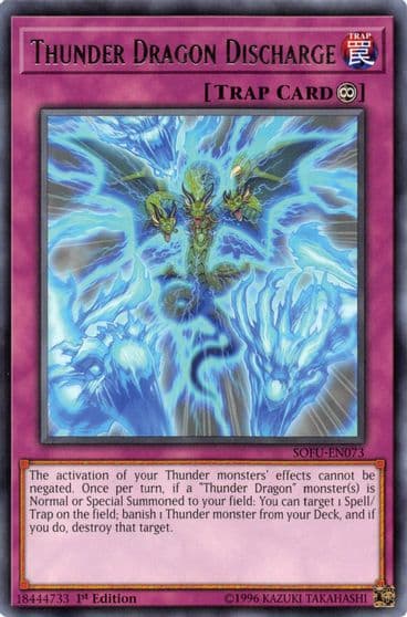 Thunder Dragon Discharge Soul Fusion Yu-Gi-Oh! card