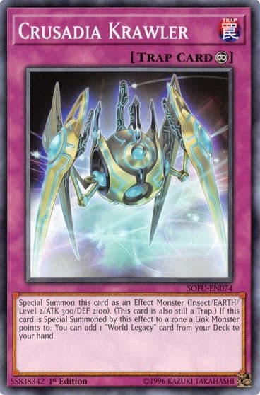 Crusadia Krawler Soul Fusion Yu-Gi-Oh! card