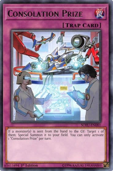Consolation Prize Soul Fusion Yu-Gi-Oh! card