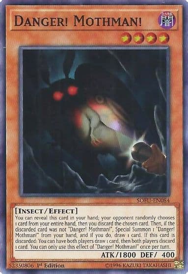 Danger Mothman Soul Fusion Yu-Gi-Oh! card