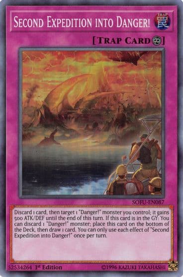 Second Expedition into Danger Soul Fusion Yu-Gi-Oh! card