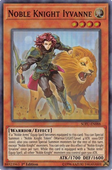 Noble Knight Iyvanne Soul Fusion Yu-Gi-Oh! card