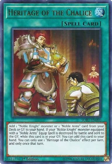 Heritage of the Chalice Soul Fusion Yu-Gi-Oh! card
