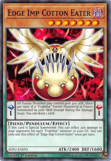 Edge Imp Cotton Eater Soul Fusion Yu-Gi-Oh! card
