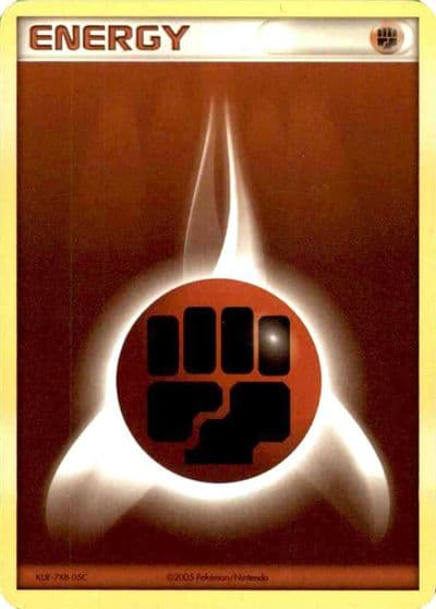 Fighting Energy (2005 Unnumbered) League & Championship Cards Pokemon card