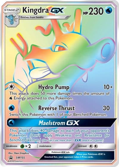 Kingdra GX - SM155 SM Promos Pokemon card