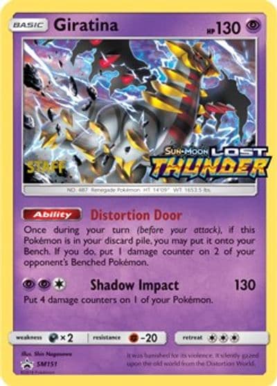 Giratina - SM151 (Prerelease) [Staff] SM Promos Pokemon card