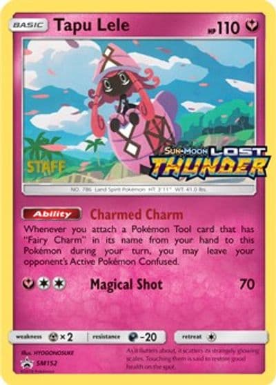 Tapu Lele - SM152 (Prerelease) [Staff] SM Promos Pokemon card