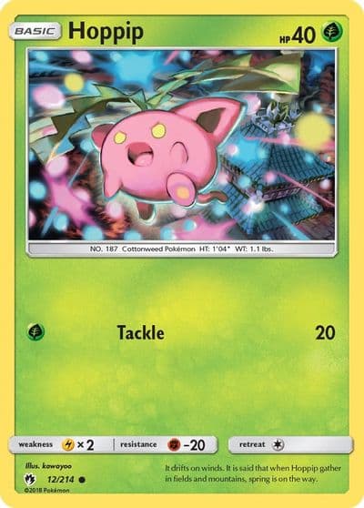 Hoppip (12) SM - Lost Thunder Pokemon card