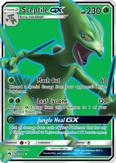 Sceptile GX (Full Art) SM - Lost Thunder Pokemon card