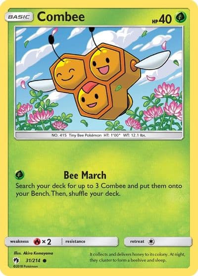 Combee SM - Lost Thunder Pokemon card