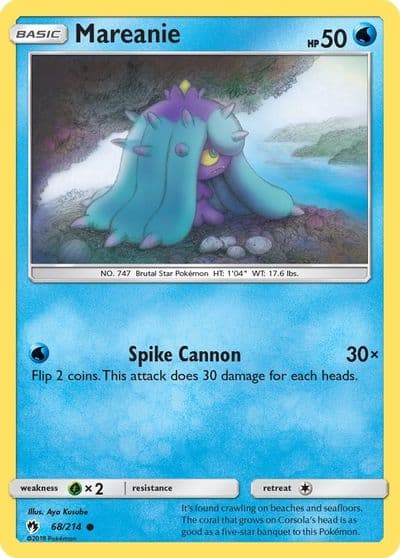 Mareanie (68) SM - Lost Thunder Pokemon card