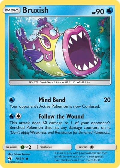 Bruxish SM - Lost Thunder Pokemon card