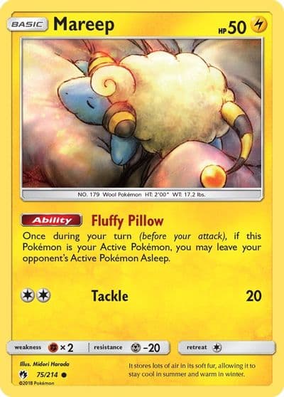 Mareep (75) SM - Lost Thunder Pokemon card