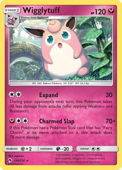 Wigglytuff SM - Lost Thunder Pokemon card